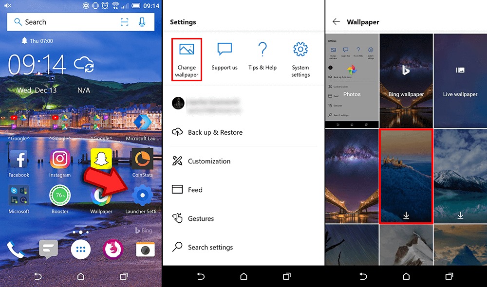 How to Customize Microsoft Launcher on Android Devices. (Increase